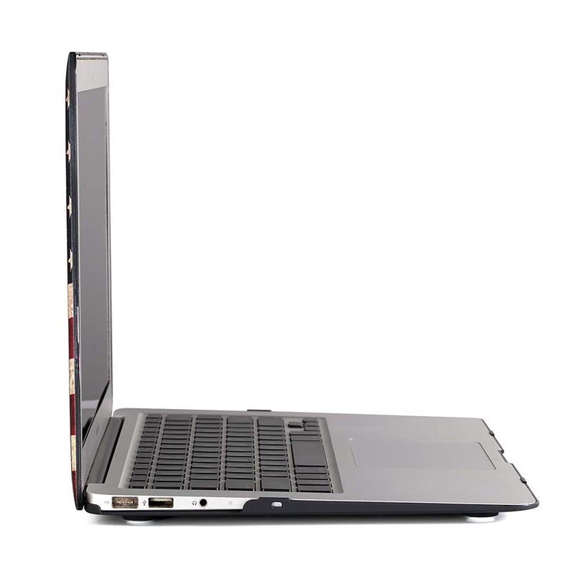 RUBAN Case Compatible with MacBook Air 13 Inch (Models: A1369 & A1466, Older Version 2010-2017 Release), Slim Snap On Hard Shell Protective Cover, (Pink) - Image 5
